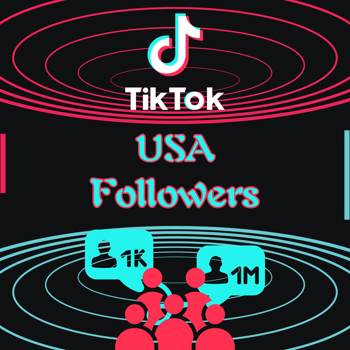 TikTok USA Followers | 1K | Premium Quality