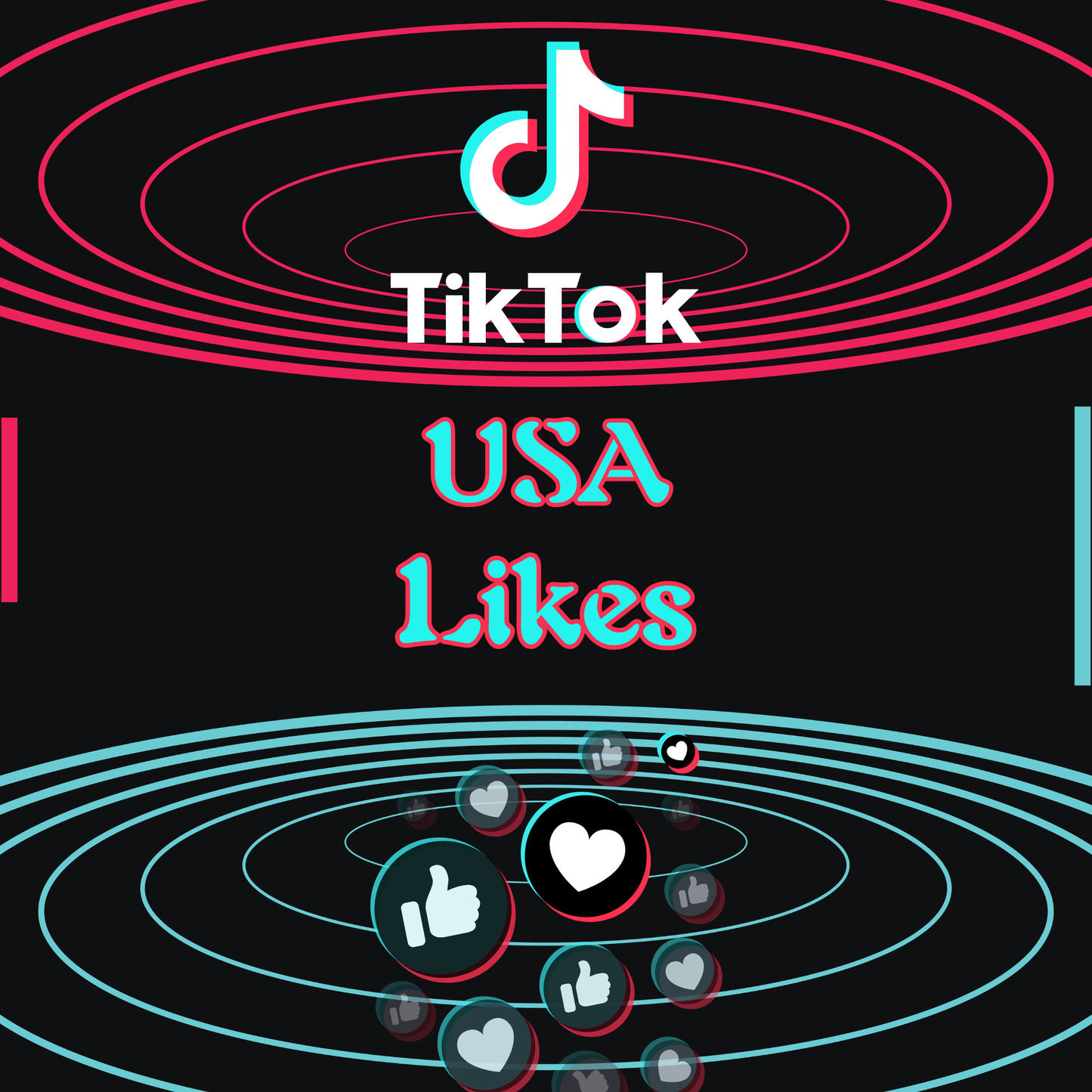 TikTok USA Likes | 1K | Premium Quality